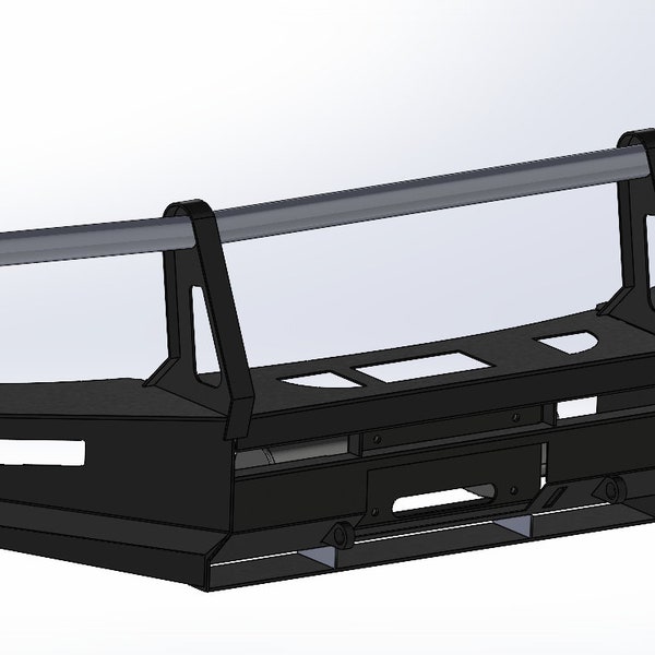 jeep Cherokee 4.7  Front Winch Bumper Build Files (1999-2004), Cherokee 4.7 Front Winch Bumper, Front Winch Bumper Build files, dxf files