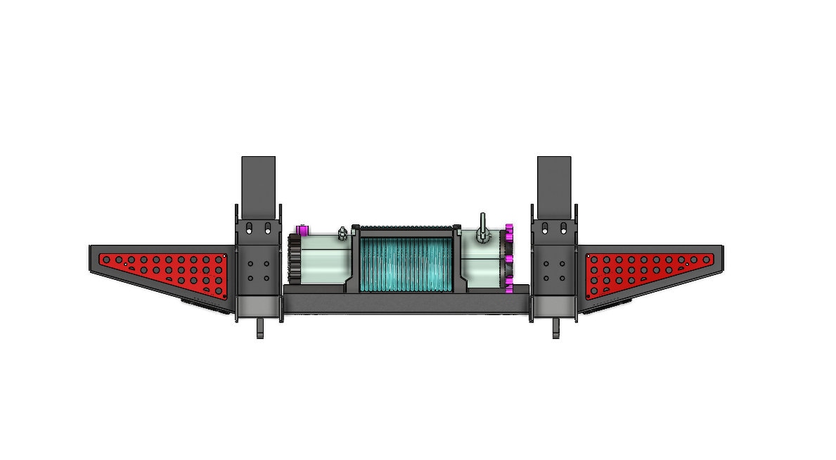Defender Front Winch Bumper,front Bumper Files, Dxf Files,cnc Files,diy,patterns Blueprints,land