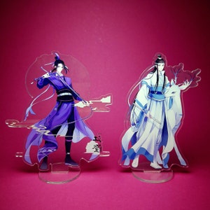 Fabulous Jiang Cheng and Lan Xichen acrylic stands, Grandmaster of Demonic Cultivation.