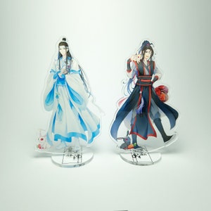 Wei Wuxian and Lan Wangji acrylic stands, Grandmaster of Demonic Cultivation style