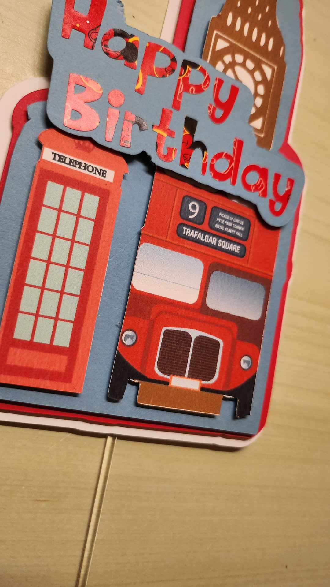 Cake Topper/decor London Theme. Etsy