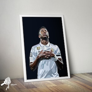 Vinicius Jr Poster Real Madrid Print