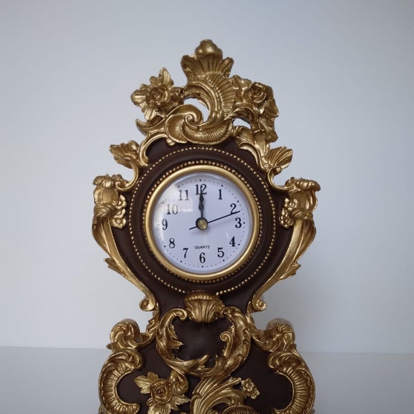 Baroque Clock, Classic Clock, Decorative Clock, Classic Style Decoration, Decocative Object, Luxury Decoration, Living Room Decoration