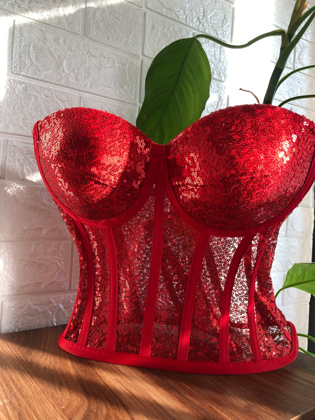 Red Corset Bridal Corset Bridal Corset Handmade Etsy