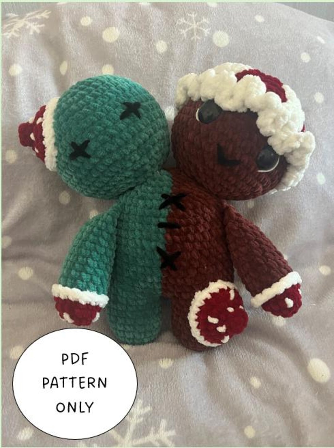 Two Headed Pattern Two-headed Mushroom - Crochet Pattern - Etsy