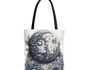 Moon girl Tote Bag