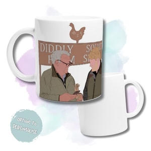 Jeremy Clarkson Kaleb Cooper, Clarksons Farm, Diddly Squat Farm, UK TV, Funny Gifts, Dads Coffee Mug, His Birthday, For Dad, Fathers Day Mug