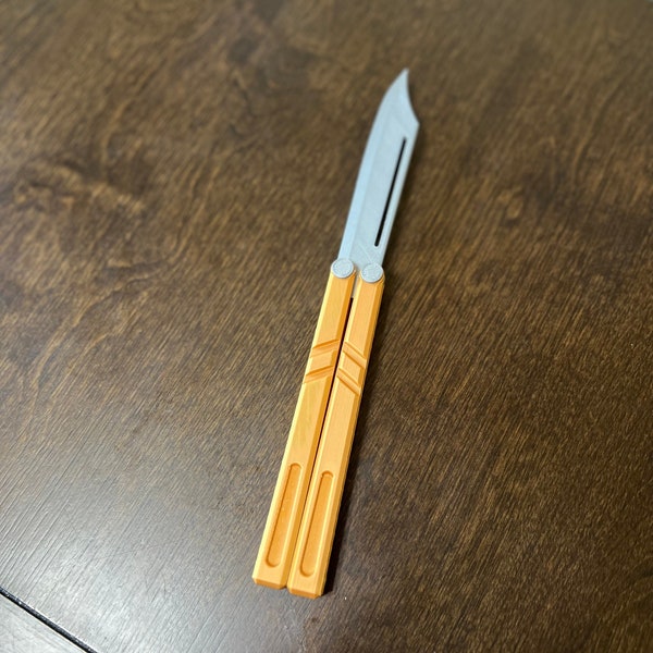 Balisong/Butterfly Knife Trainer 3d printed durable ABS/PLA