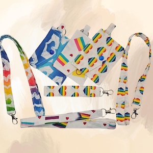 Pride Gear! Lanyards, Wristlets, Keychain Bags, Pride Designs, Pride Flag, Trans Flag, LGBTQIA,