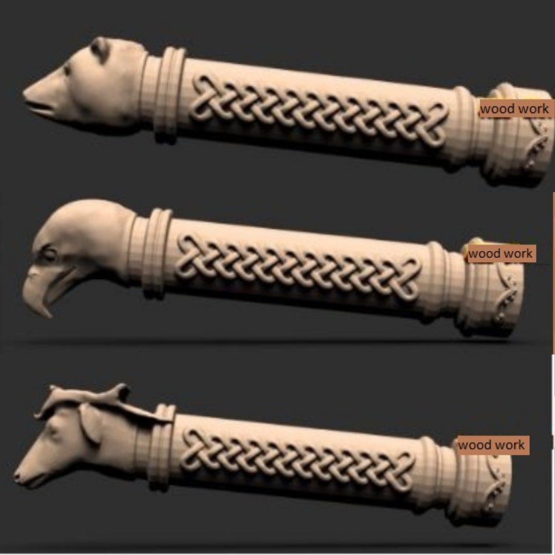 3d Stl Model 3d Stl Knife Handle Filestl for Printing3d Knife Handle