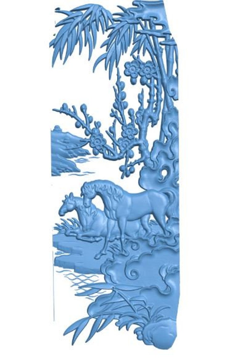 3d stl forest stl files vcarve files digital drawing 3d printer in