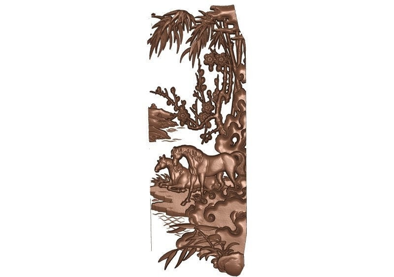 3d stl forest stl files vcarve files digital drawing 3d printer in