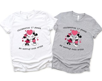 Custom Disney Anniversary Shirts, Disneyworld T-Shirts, Anniversary Shirt, Gift For Wife, Disney Family,Anniversary Gift,Valentines Day Gift