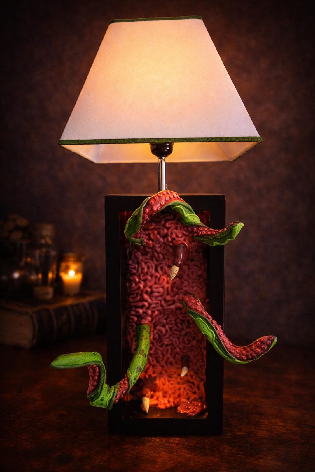 Lampshade | Brain Monster - Halloween Props - Etsy