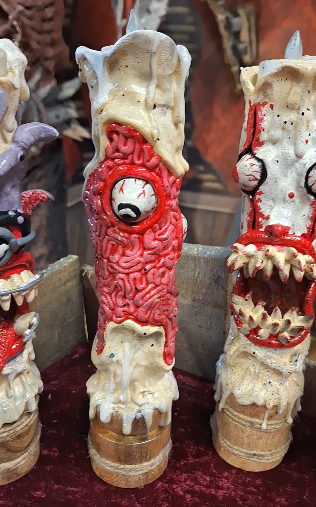 BRAIN MONSTER Candle | Fantasy Horror Props | Lambert Du Décor - Etsy