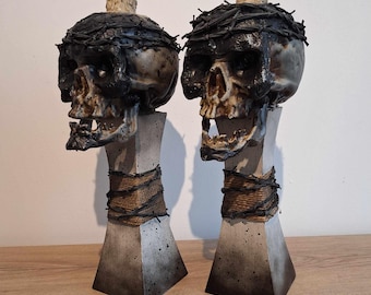 SKULL CHRIST LAMP | Horror decoration | Lambert Du Décor Créative