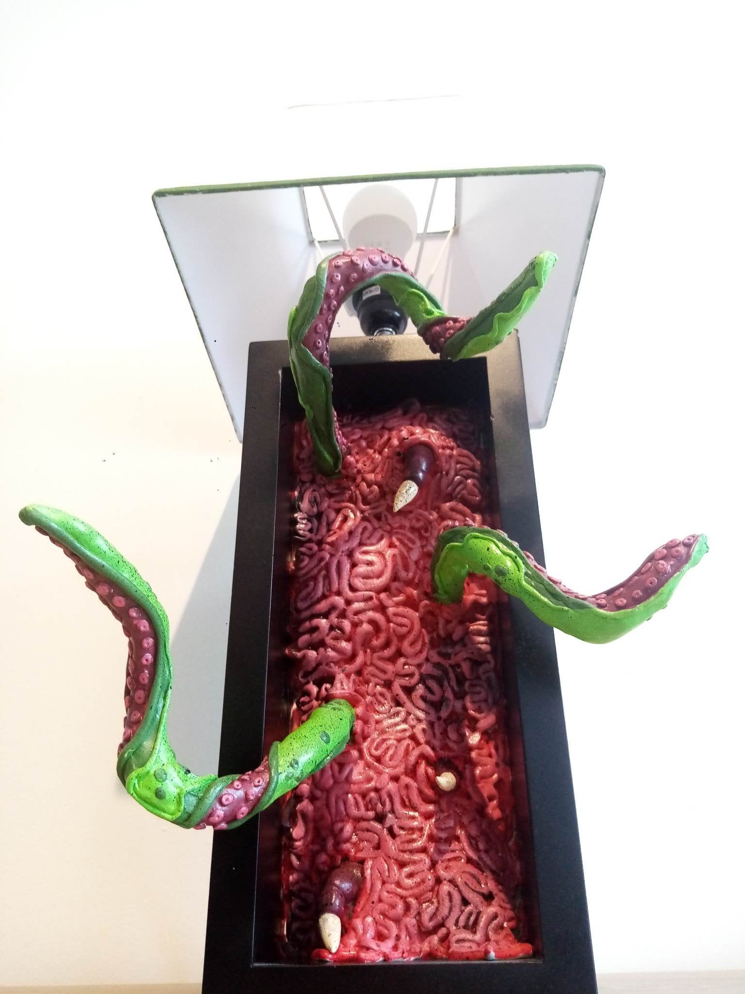 Lampshade | Brain Monster - Halloween Props - Etsy