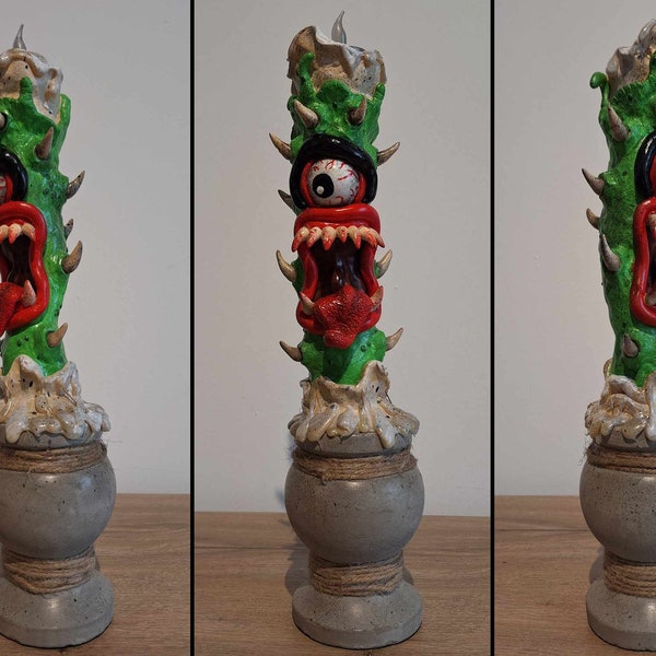 Devil candle | Fantasy green monster props II