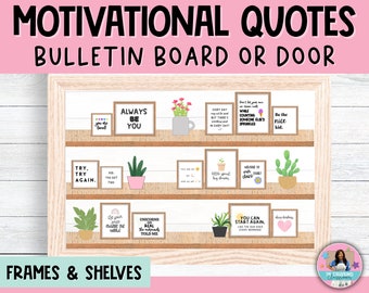 Motivational Quotes Bulletin Board or Classroom Door