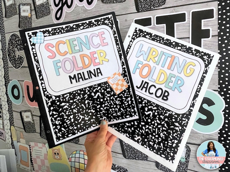 Folder Covers for Homework, Subject, or Take Home Folders - Student and ...