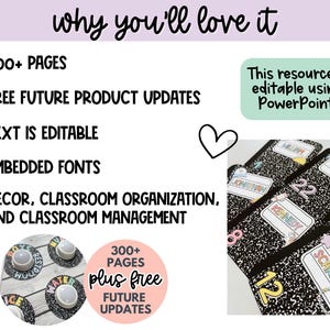 Composition Notebook Classroom Decor Mini Bundle - Pastel Classroom ...