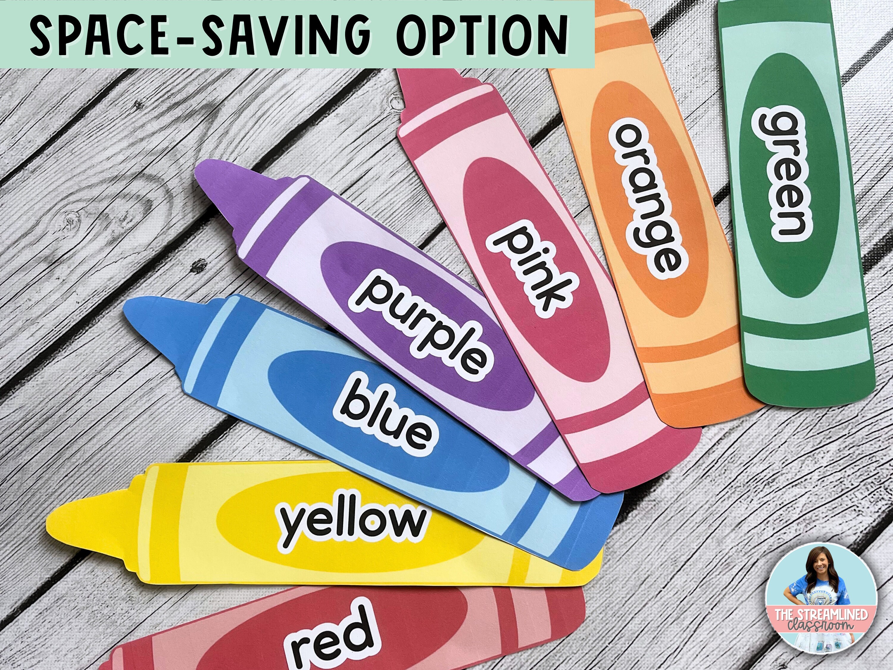 Color Word Posters for Classroom - Editable Printable Posters - Crayons ...