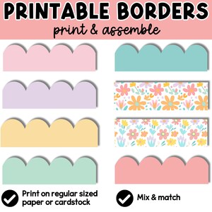 Spring Bulletin Board - Trendy Spring Easter Classroom Decor - April or May Classroom Door - Floral Pattern Pastel - Flowers Butterflies image 8