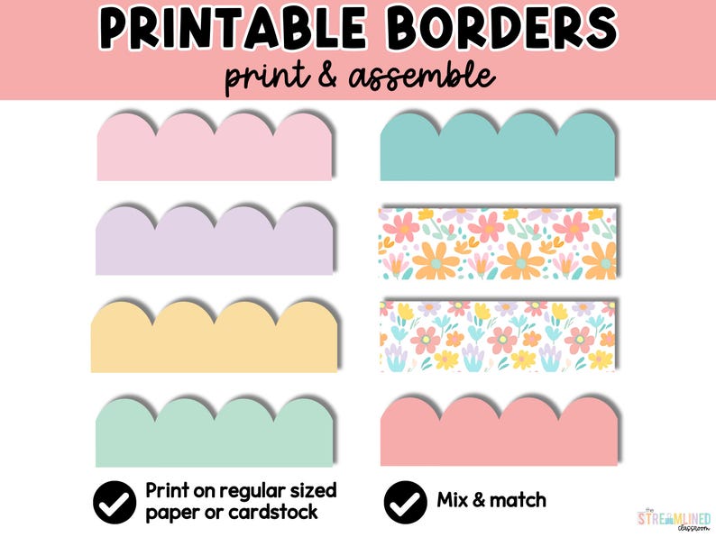 Spring Bulletin Board - Trendy Spring Easter Classroom Decor - April or May Classroom Door - Floral Pattern Pastel - Flowers Butterflies image 8
