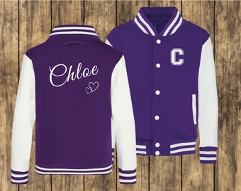 Personalised Kids Varsity Jacket | Boys | Girls | Name | Initial | Varsity