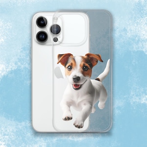 Jack Russell Terrier Clear Case for iPhone, Cute Dog iPhone case