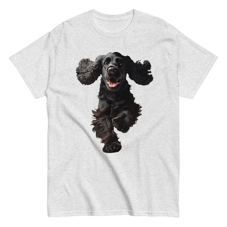 Unisex Black Cocker Spaniel shirt, Cute Dog shirt, Aesthetic t-shirt