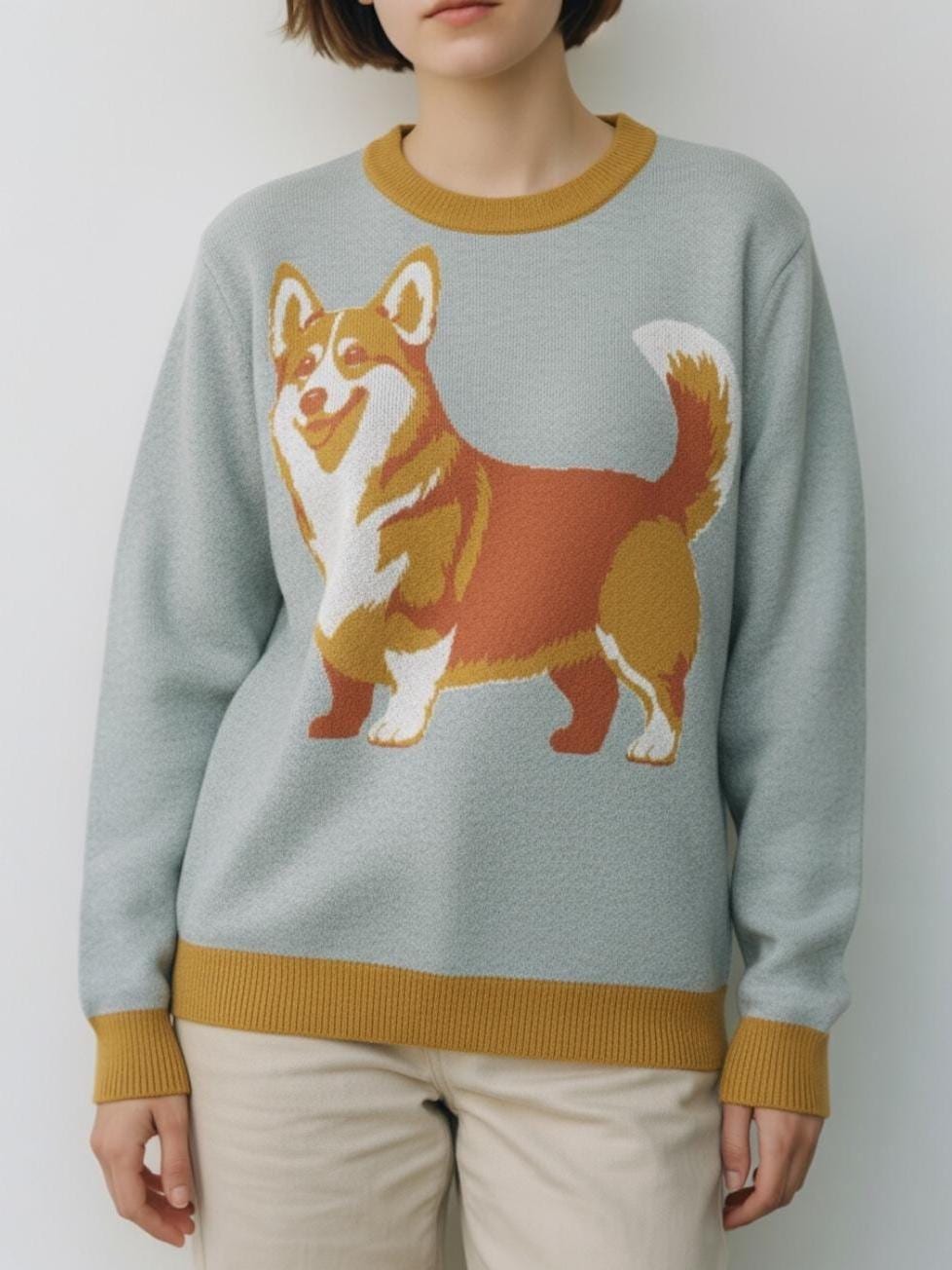 Knitted Sweater Royal Corgi Sweater Corgi Knit Australia