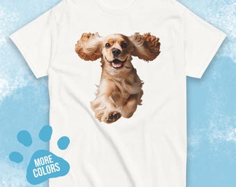 Unisex Cocker Spaniel shirt, Cute Dog shirt, Aesthetic t-shirt