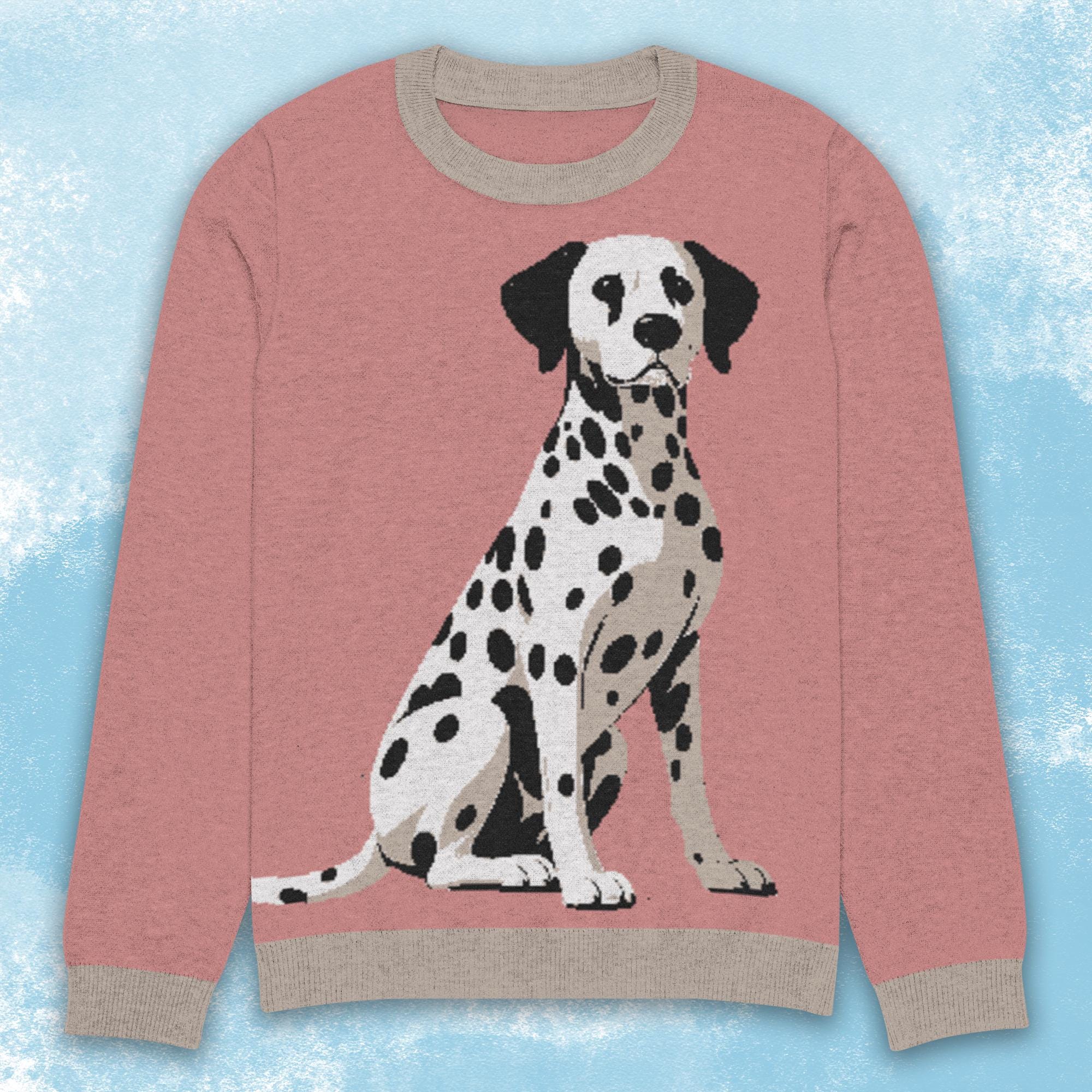 S dalmation knit theredthread ダルメシアン ニット THEREDTHREAD / ザレッドスレッド】S dalmation knit