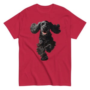 Unisex Black Cocker Spaniel shirt, Cute Dog shirt, Aesthetic t-shirt
