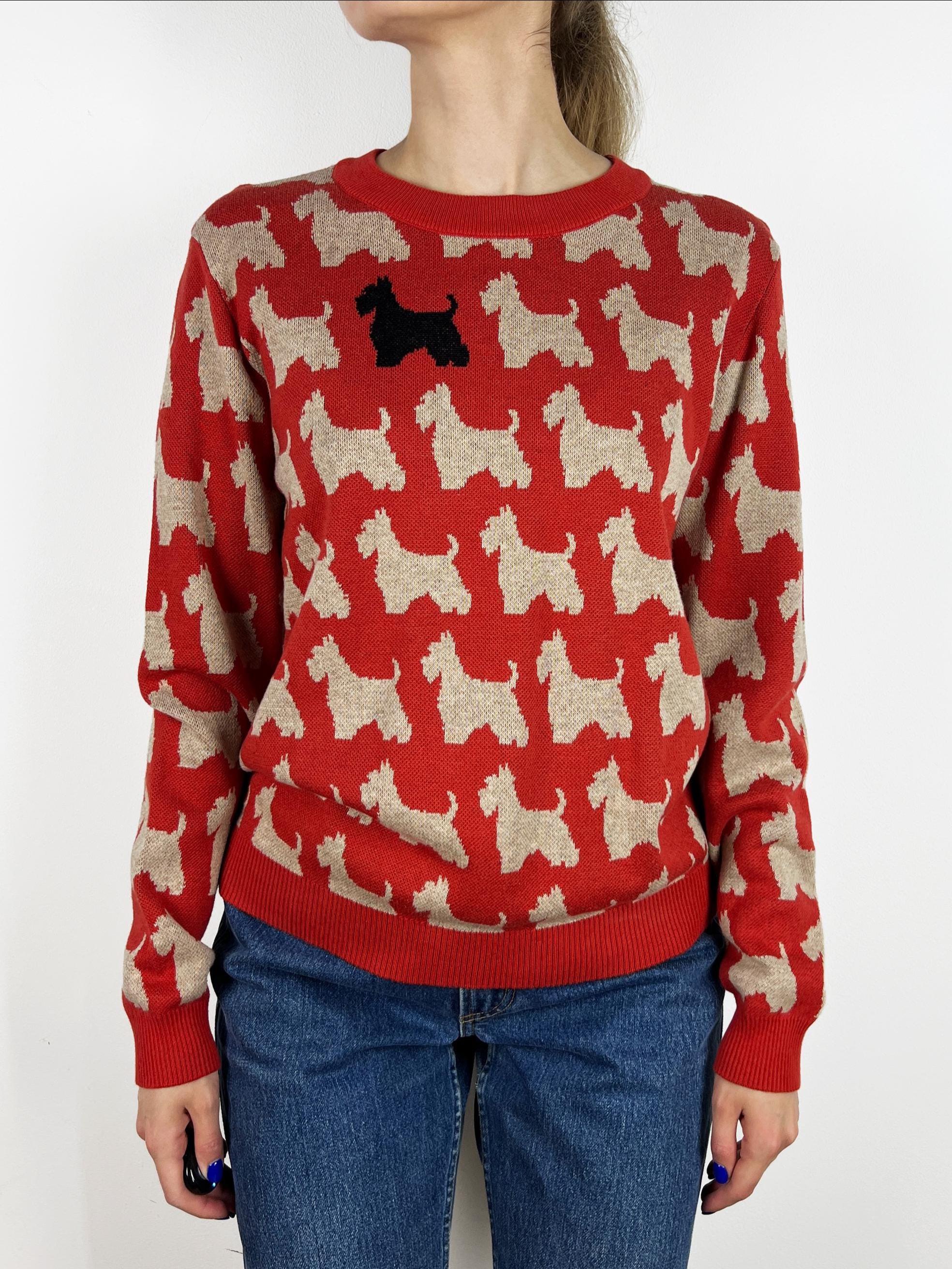 Scotty Dog Sweater for Women