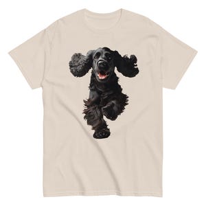 Unisex Black Cocker Spaniel shirt, Cute Dog shirt, Aesthetic t-shirt