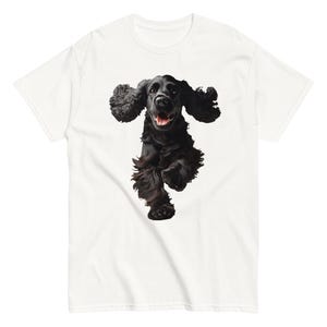 Unisex Black Cocker Spaniel shirt, Cute Dog shirt, Aesthetic t-shirt