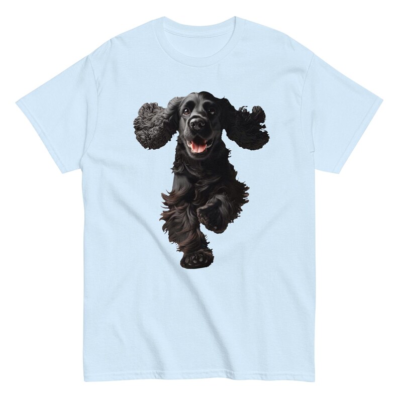 Unisex Black Cocker Spaniel shirt, Cute Dog shirt, Aesthetic t-shirt