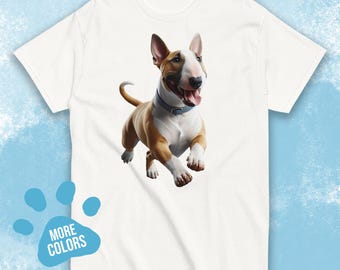 Unisex Bullterrier Shirt, süßes Hundeshirt, ästhetisches T-Shirt