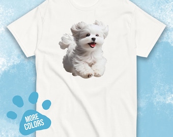 Unisex Maltese shirt, Maltese Dog shirt, Cute t-shirt