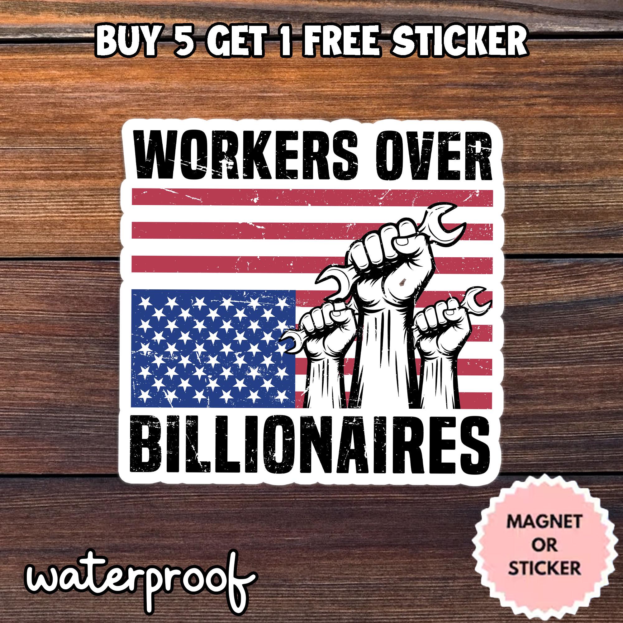 Pro Worker, Strong Union Decal Vinyl Bumper Sticker 5
