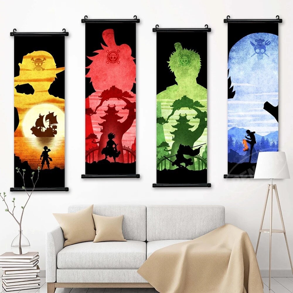 Tableaux One piece, personnalisable, tableaux bois, luffy, décoration  murale, cadeaux -  France