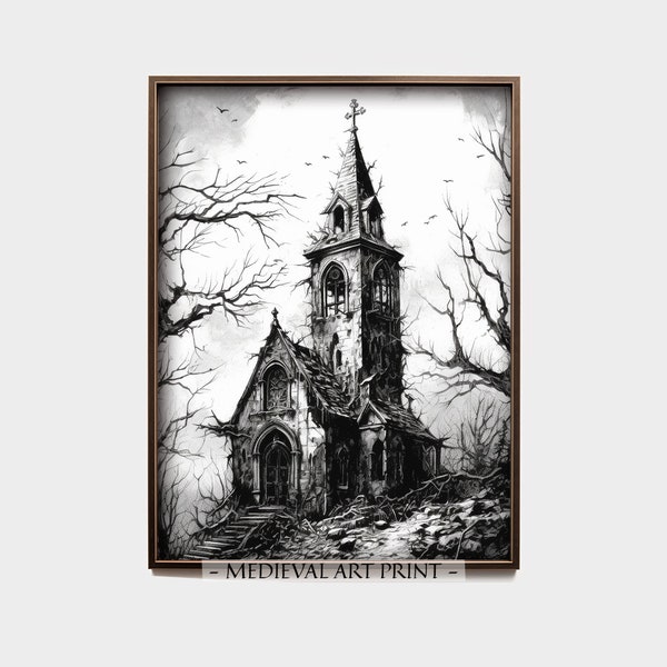 Gothic Wall Art Etsy