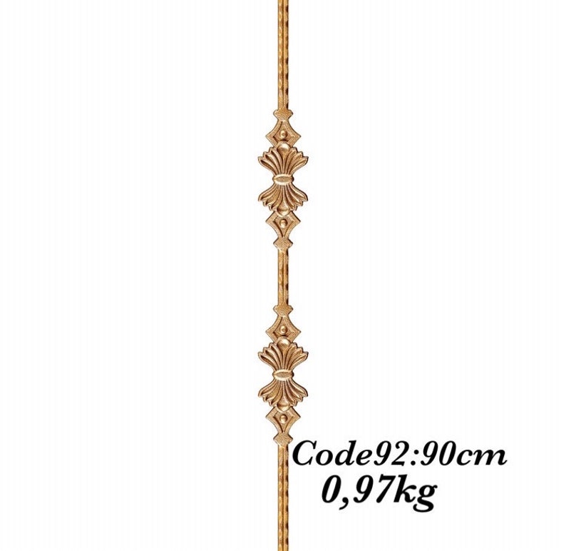 Wrought Iron Stair Spindle Railing Balusters Balcony Metal Industrial Decorative