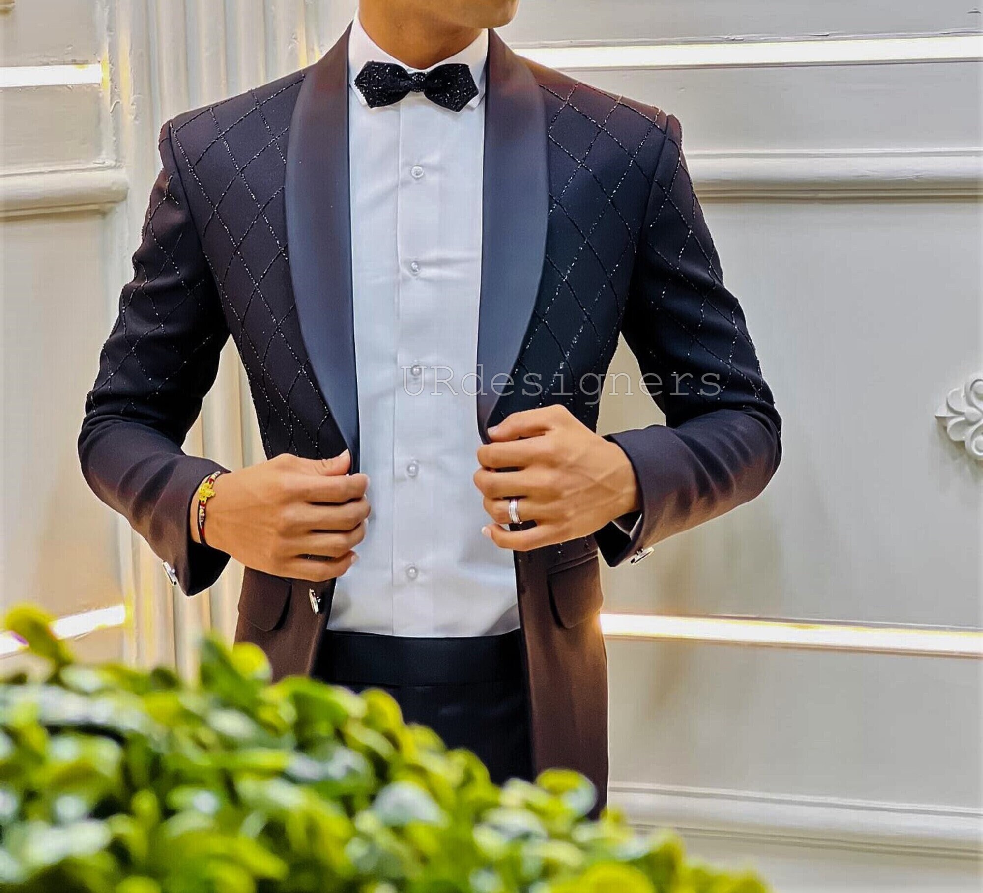 Embroidered Tux Jacket - Etsy Embroidered Tux Jacket - Etsy
