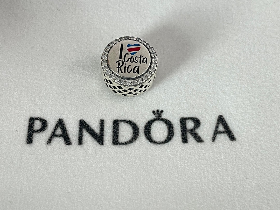 Authentic Pandora I Love Costa Rica Exclusive Dangle Charm S925