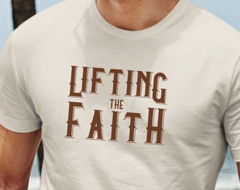 Christliches Gym T-Shirt, Glaube Workout, Inspirational Geschenk