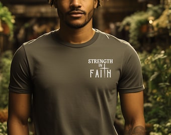 Faith Fitness T-shirt, kristna gymkläder, bönekrigare