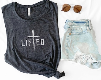 Camiseta sin mangas cristiana para entrenar, camiseta sin mangas con temática de fe, ropa de Jesús.